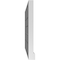Ekena Millwork Vertical Surface Mount PVC Gable Vent: Functional, w/ 2"W x 2"P Brickmould Sill Frame, 24"W x 18"H GVPVE24X1803SF - alternate 5